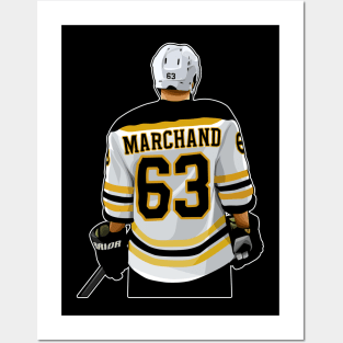 Brad Marchand #63 In Styles Posters and Art